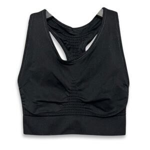 Sweaty Betty Sports Bra Racerback Lightweight Pullover Style Solid Black S NWOT